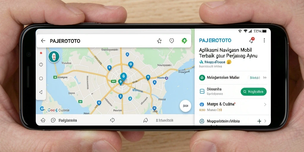 Tampilan antarmuka aplikasi PAJEROTOTO yang ramah pengguna.