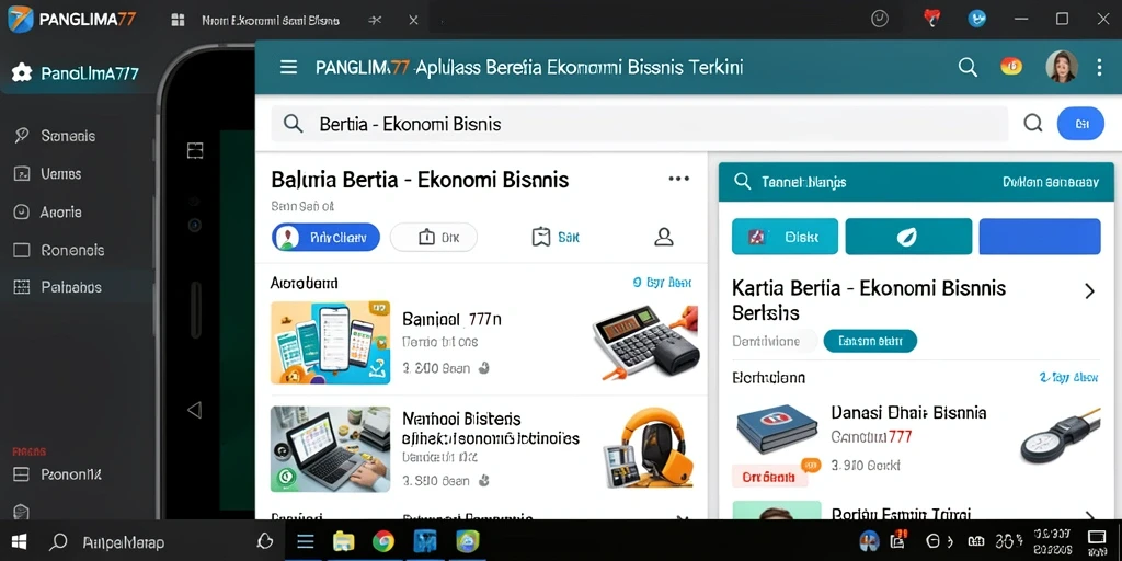 Antarmuka pengguna yang intuitif dan berita terkini tentang ekonomi.