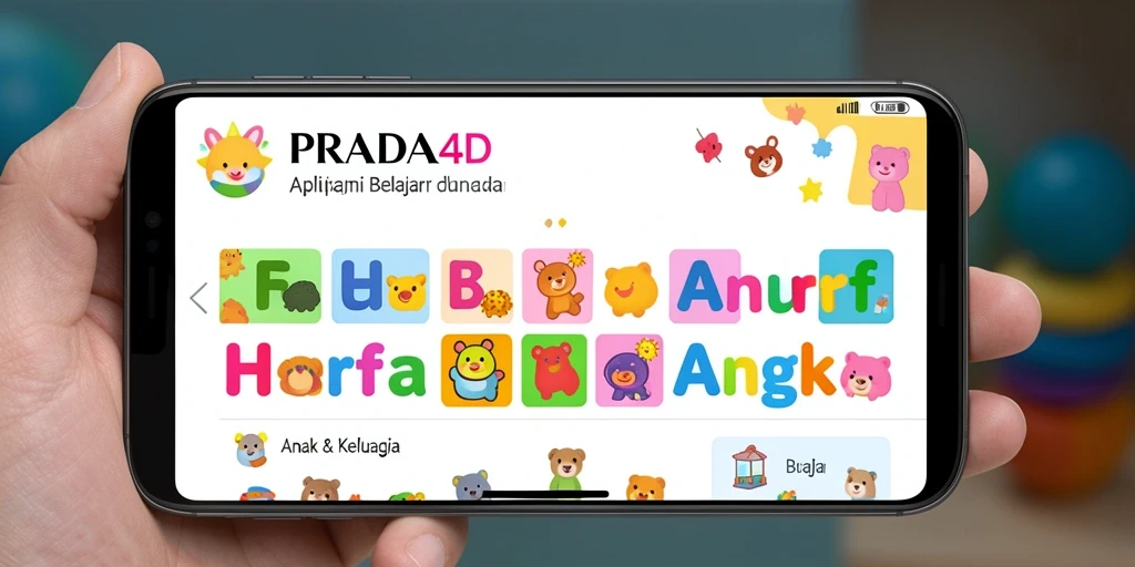 Tampilan antarmuka yang menarik dan interaktif dari PRADA4D.